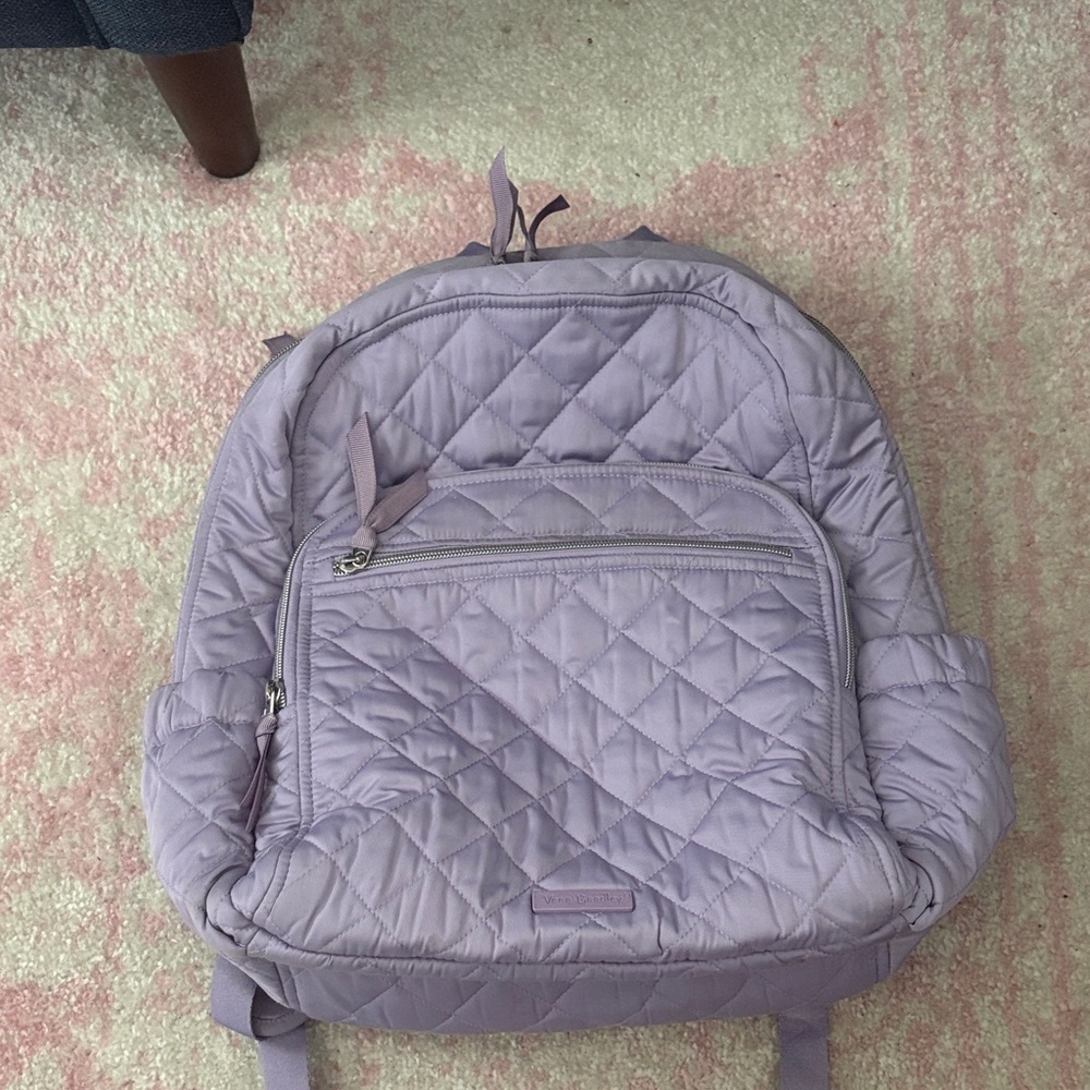 Vera Bradley Lilac Quilted Backpack